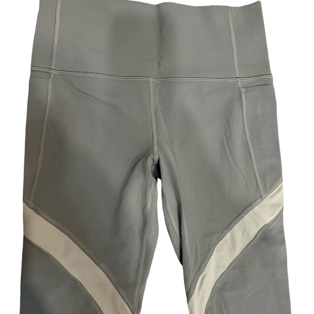 Athleta Salutation Stash Pocket II Colorblock 7/8 Tight Lead Green size SP - Picture 4 of 8